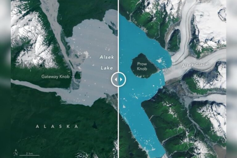 Nova ilha no Alasca revela impactos do aquecimento global