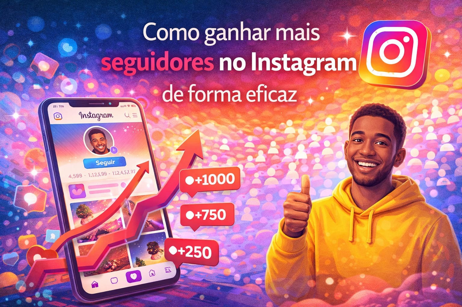 seguidores no Instagram