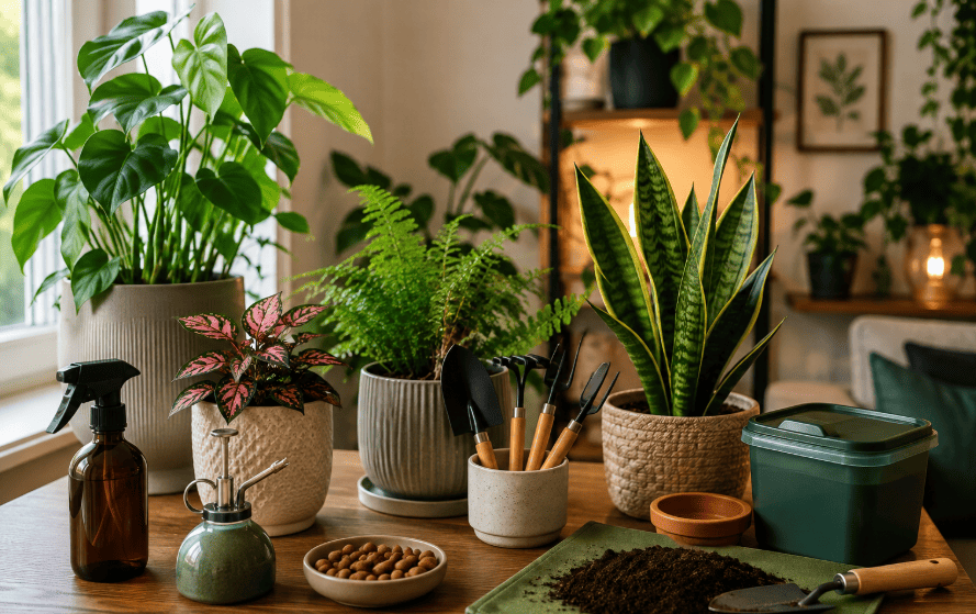 Plantas dentro de casa