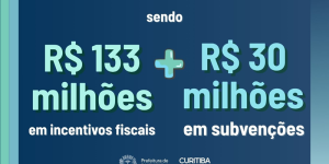 Incentivos fiscais de 100% para revitalização do Centro de Curitiba