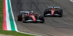 Charles Leclerc, Lewis Hamilton, 2025 Emilia Romagna GP (Ferrari Media Gallery)