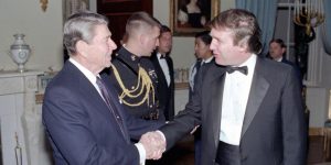 President Reagan Hosts Reception In The White House