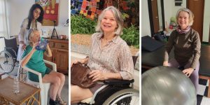 Foto: 1 de 2 Célia Maria Cassiano, diagnosticada com uma doença degenerativa, te
