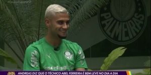 Andreas Pereira diz que Abel Ferreira é bem leve no dia a dia
