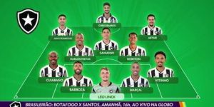 Botafogo recebe reforços para duelo contra o Santos