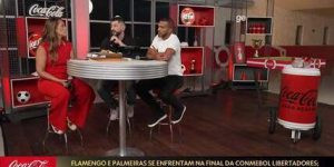 Festa da torcida do Palmeiras antes da final da Libertadores