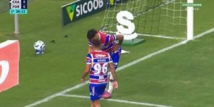 Bareiro provoca Ceará com comemoração inusitada