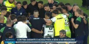 O Coritiba volta para a Série A do Campeonato Brasileiro