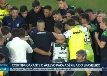 O Coritiba volta para a Série A do Campeonato Brasileiro