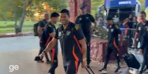 Atlético-MG chega ao hotel em Assunção para final da Sul-Americana
