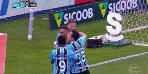Carlos Vinícius abriu o placar da vitória do Grêmio sobre o Vasco