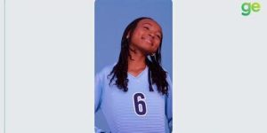 Zhuri James homenageia LeBron e usa camisa 6 no vôlei