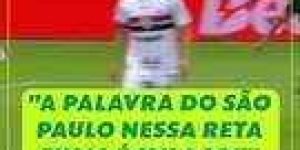 Joanna analisa reta final do São Paulo: "A palavra é milagre e superação"