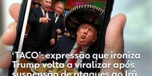 Foto: 'TACO': expressão 'Trump sempre amarela' volta a viralizar após presidente