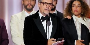 Kleber Mendonça Filho na 83ª edição anual do Globo de Ouro