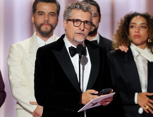 Kleber Mendonça Filho na 83ª edição anual do Globo de Ouro