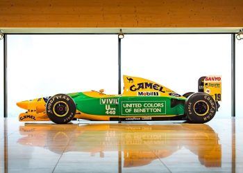 1992 Benetton B192 of Michael Schumacher