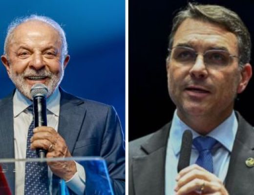 Flávio Bolsonaro lidera em pesquisa presidencial; Lula em desvantagem
