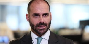 Eduardo Bolsonaro dá entrevista à Reuters em Washington, D.C., EUA, em 14 de ago