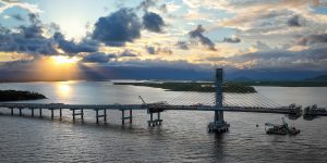 Ponte de Guaratuba - 09/02/2026 — Foto: Ponte de Guaratuba - 09/02/2026 Foto: Ge