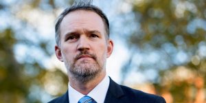 U.S. Trade Representative Jamieson Greer outside the White House on Oct. 30.