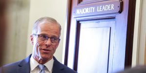 Líder do Senado, John Thune, refuta proposta de Trump sobre eleições