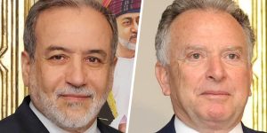 Iranian Foreign Minister Abbas Araghchi, left, and US President Donald Trump's Special Representative for the Middle East, Steve Witkoff