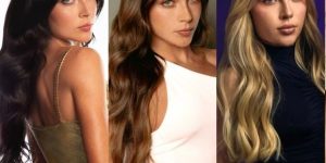 Transformações capilares de Jade Picon: da platina ao preto intenso