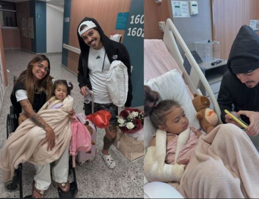 Filha de Biel e Tays Reis passa por cirurgia após acidente doméstico