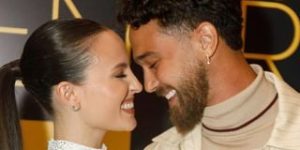 Larissa Manoela valoriza corpo com vestido justo e ganha comentário ousado do marido, André Luiz Frambach