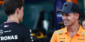 George Russell, Lando Norris, Abu Dhabi, 2024