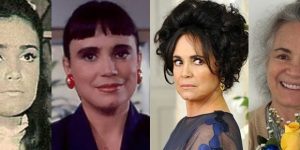 Transformações de Regina Duarte ao longo de 60 anos