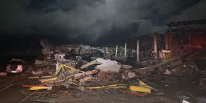 Tornado causa destruição em Rio Bonito do Iguaçu