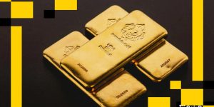 Stacked gold bars (Scottsdale Mint/Unsplash/Modified by CoinDesk)