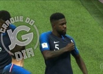 Umtiti entra para o álbum de figurinhas carimbadas do JG