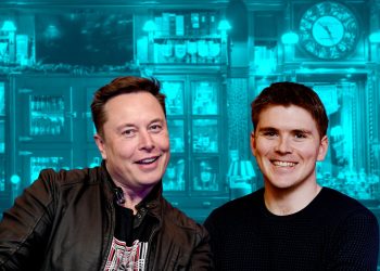 Elon Musk, the world's richest man, and John Collison, Ireland's second-richest man