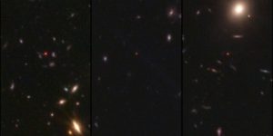 James Webb detecta pontos vermelhos que seriam buracos negros na juventude