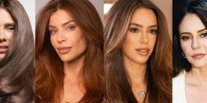 Cabelo castanho: tendência que ganha força entre famosas