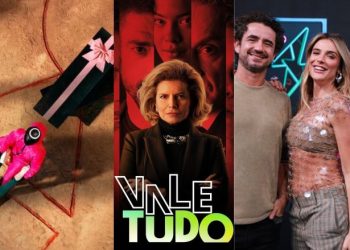 Netflix/Globo/Record/Montagem