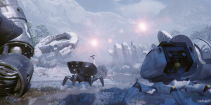 m conceitual de Arc Raiders com detalhes do ambiente em expansão