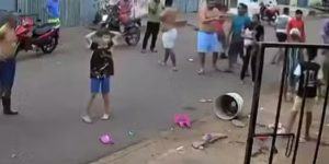 Motorista foge após atropelar mulher e duas crianças em Gonçalves Dias