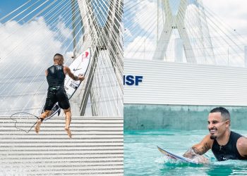 São Paulo recebe primeira praia de surfe artificial ao lado da Marginal Pinheiros