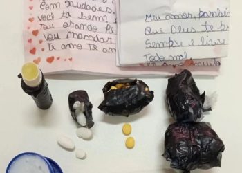 visitante é preso por tentar entrar com tadalafila e cartas em presídio