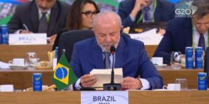 O presidente Lula no segundo dia de Cúpula do G20  • Reprodução