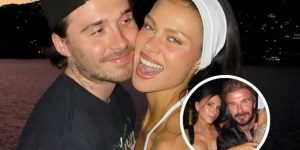 Brooklyn Beckham, Nicola, David e Victor Beckham (Reprodução / Instagram)