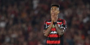 colorida de Bruno Henrique, jogador do Flamengo