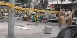 Acidente em Copacabana: Andaime cai e deixa um morto