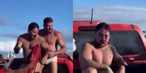 Casal agredido em Porto de Galinhas (Reprodução / X)