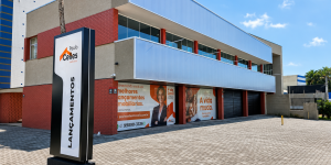 Nova unidade de lançamentos da Paulo Celles  Imóveis, em Curitiba / crédito: Carla Bortolott