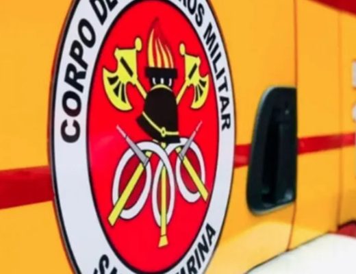 m colorida do Corpo de Bombeiros SC